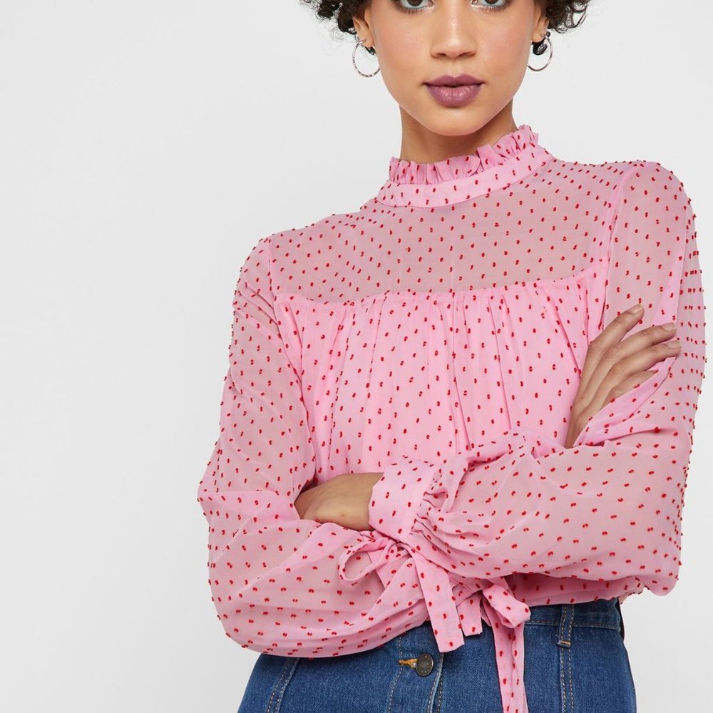 VERO MODA High Neck PinkTop
